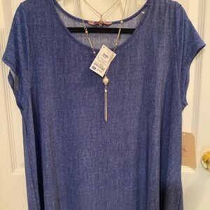SJS Blue Midi Dress